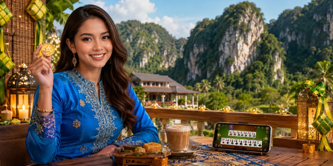 Pemain rummy berbaju kurung memainkan permainan selamat di Ipoh